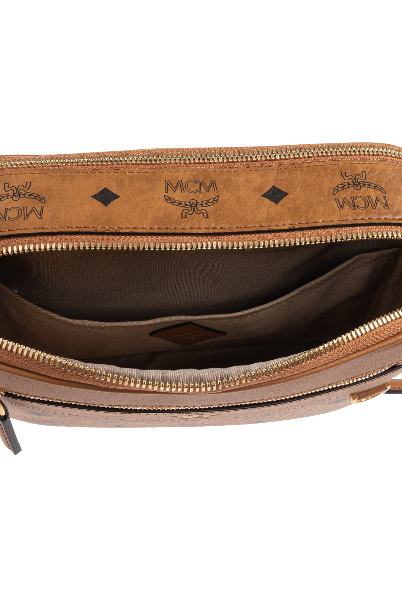 MCM ショルダーバッグ L8772 ブラウン MCM ショルダーバッグ L8772 ブラウン MCM 筒形ショルダーバッグ